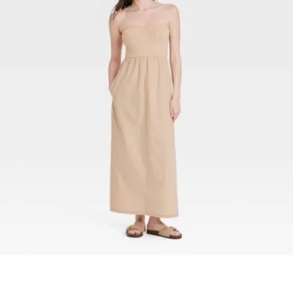 Universal Thread Khaki Knit Maxi Dress